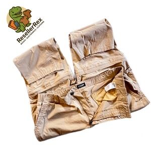CQR Convertible Pants Khaki Hiking Adventure Mens XL TXP404 36x30